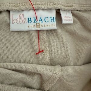 Belle by Kim Gravel Tan Track Pants
